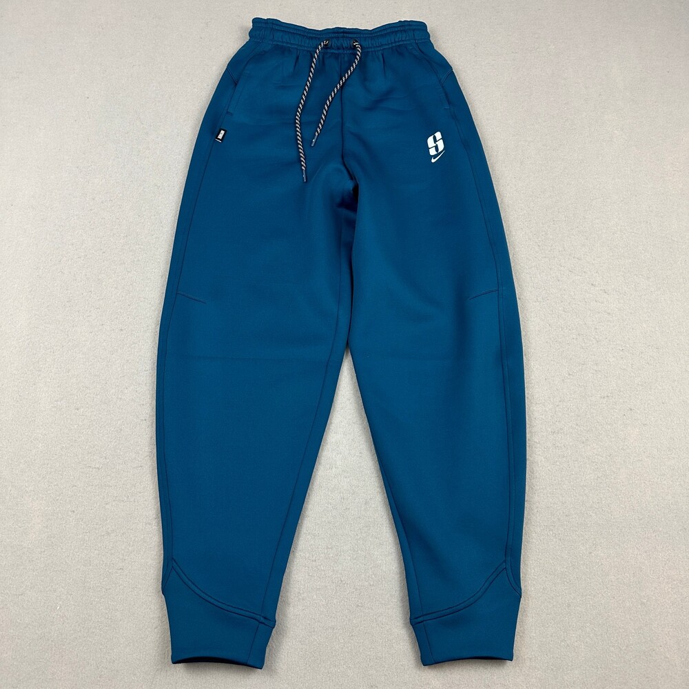 Nike Pants Women Extra Small Blue Standard Issue Dri-Fit Loose Fit Jogger XS